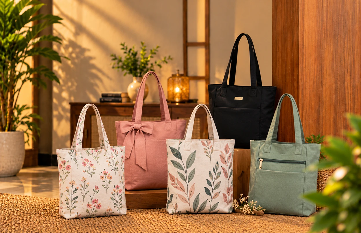 Trendy Tote Bags and Pouches for Everyday Essentials